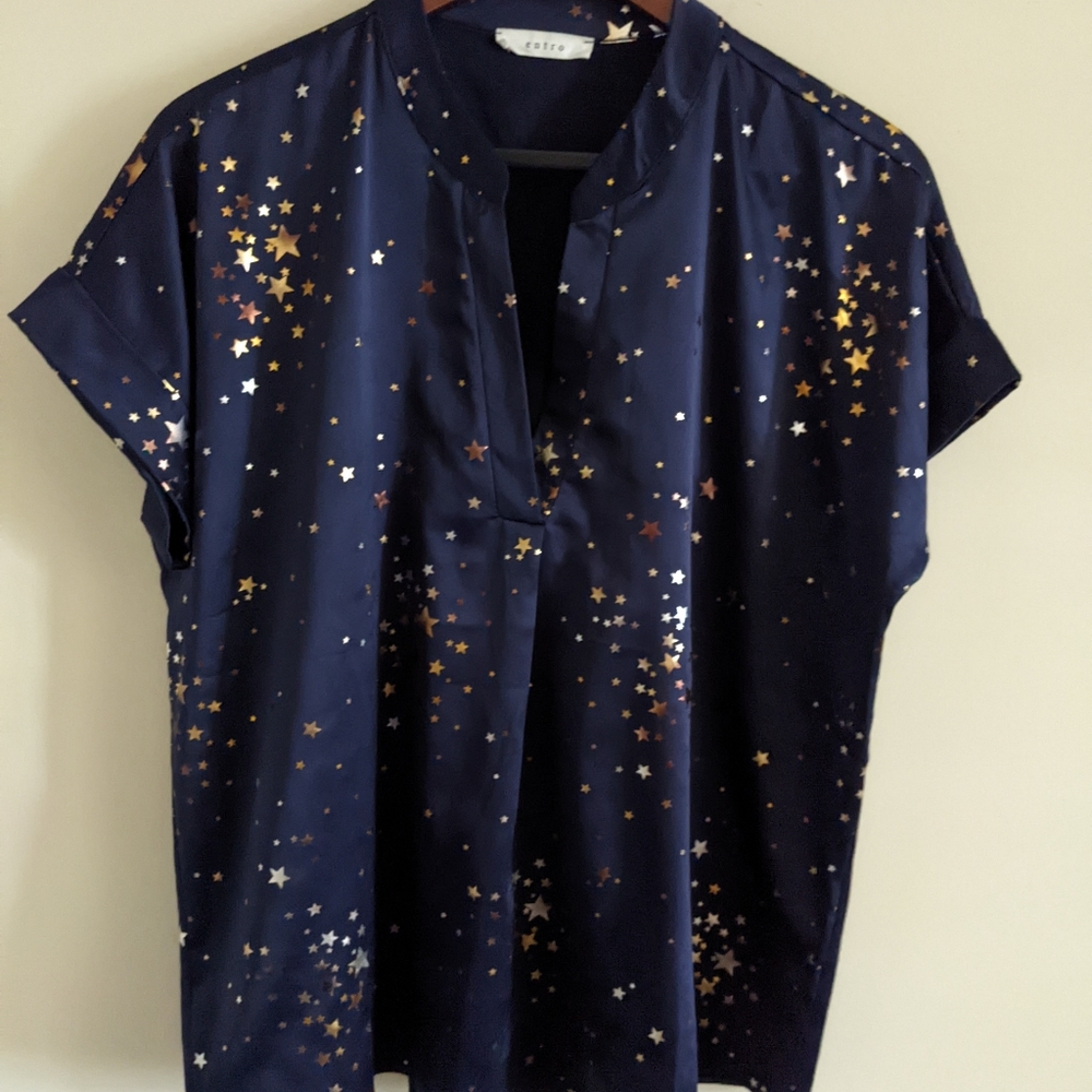 Navy Starry night Top - Picture 2 of 7